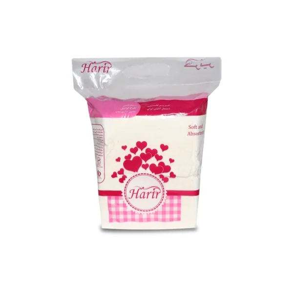 دستمال کوکتل 300 برگ دولایه حریر